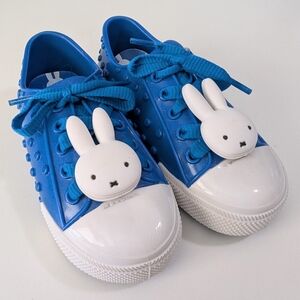 Mini Melissa Polibolha Miffy Bb Blue toddler 9 Jelly shoes